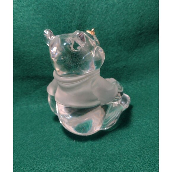 Disney Lenox Crystal Winnie Pooh Figurine Gold Bee on Nose - Retired - EUC! - Picture 2 of 5